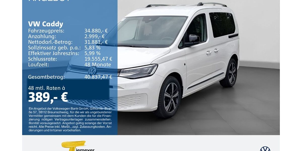 VW Caddy 34.546 km 34.170 &euro; Bochum 44892