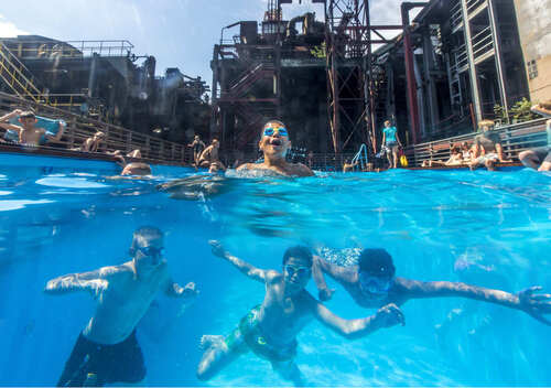 Werksschwimmbad - Badespaß auf der Kokerei Zollverein