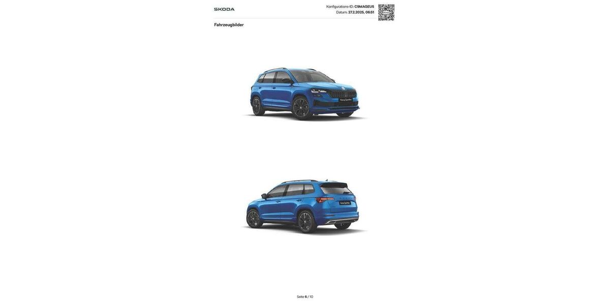 Skoda Karoq 8.300 km 32.880 &euro; Essen 45326